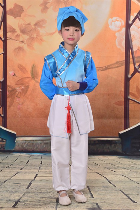 六一儿童舞蹈国学服书童古装汉服三字经演出服装 弟子规演出服