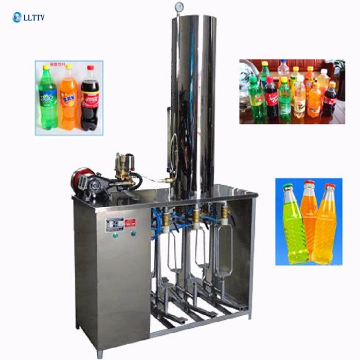 小型碳酸饮料设备 汽水饮料机械 混合灌装整体机 占地小饮料好喝